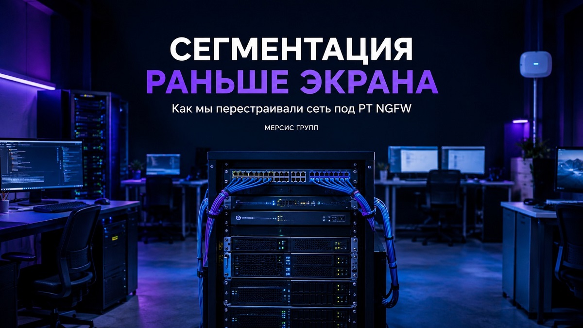 Перестройка сети под PT NGFW
